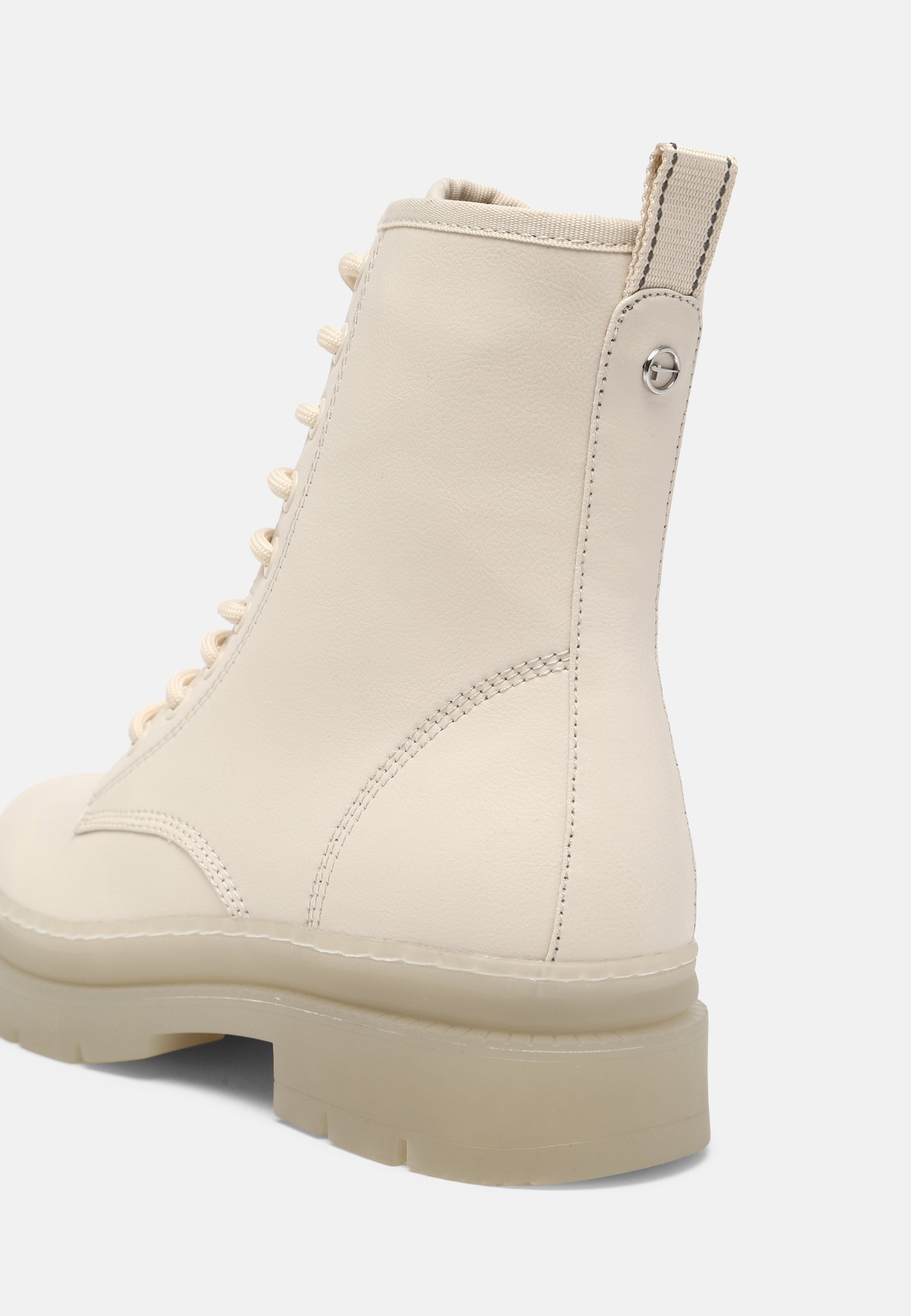 Tamaris Veterboots - ivory/crème - Zalando.nl