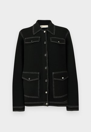 TOPSTITCH JACKET - Skraistė  - black