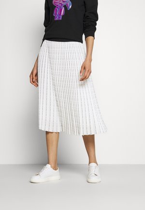 Falda acampanada - white