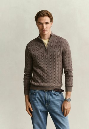 GANT, Strickpullover - faded taupe