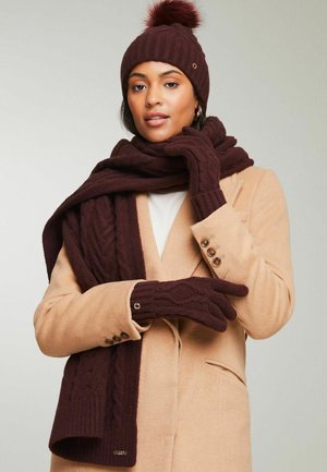 Lipsy COSY CABLE - Sõrmkindad - red