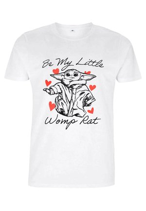 STAR WARS THE MANDALORIAN BE MY WOMP RAT - Print T-shirt - white