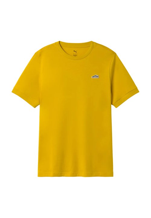 PUMA Camiseta Casual de Hombre Sneaker Amarillo — photo 4