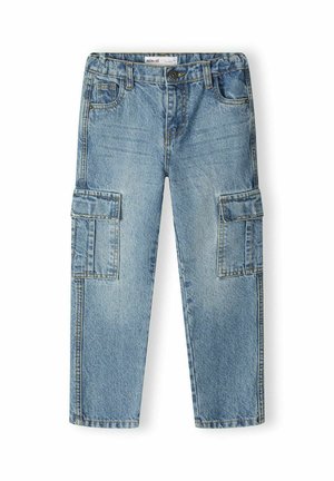 WITH WASHING - Jean droit - light blue denim