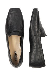 usha Scarpe senza lacci - schwarz krokodil
