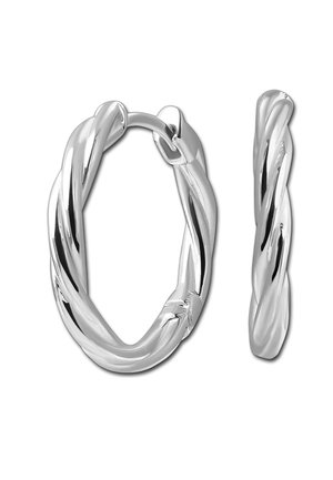 CREOLEN TWIRL - Earrings - silberfarben