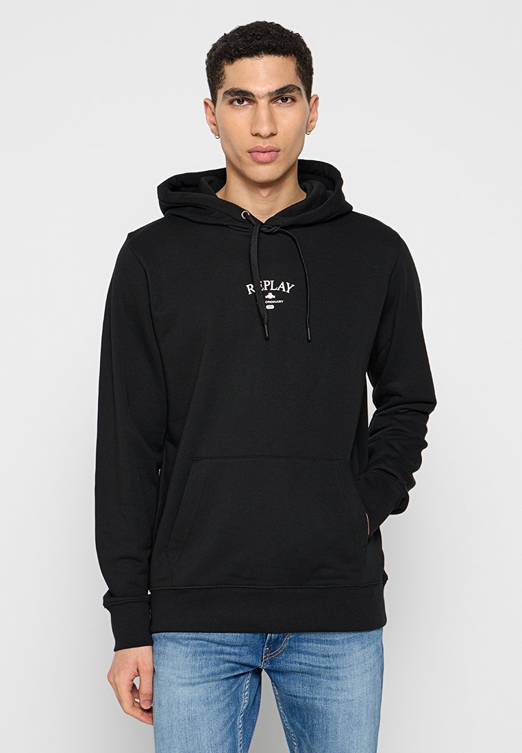 Replay Hoodie zwart
