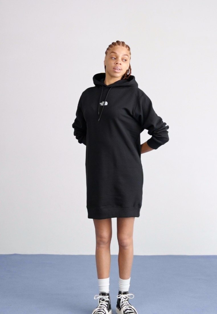 トップス THE NORTH FACE ZUMU HOODED DRESS The North Face ZUMU HOODED DRESS - Day dress - black - Zalando.co.uk