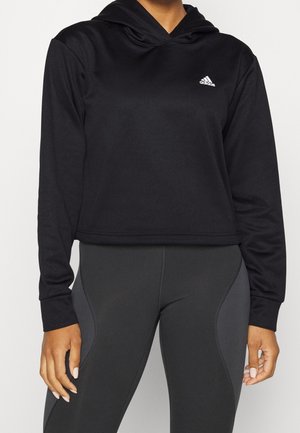 adidas Performance Felpa con zip - black