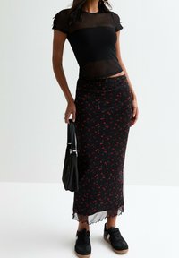New Look Jupe longue - black