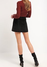 Topshop Áčková sukně - black