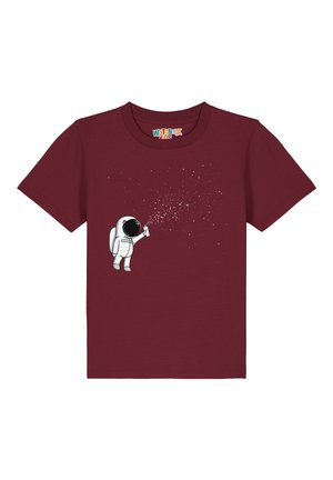 T-shirt imprimé - burgundy