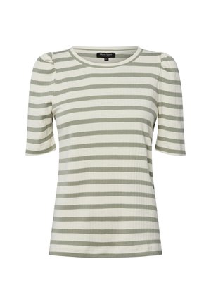 Print T-shirt - lind ecru