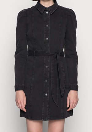 Robe en jean - black