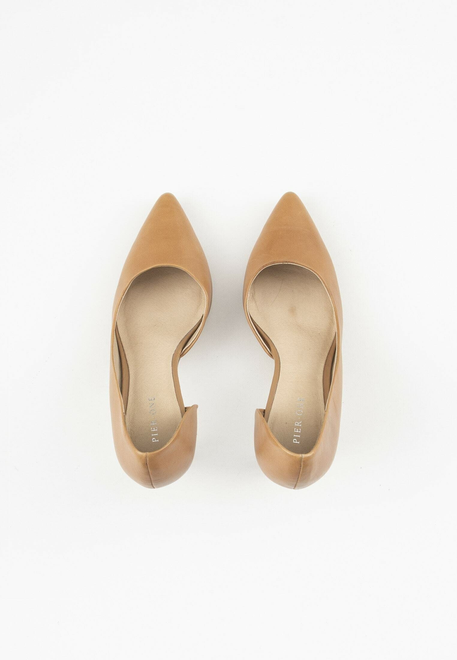 Hoge hakken Pier one Hoge hakken bruin zakelijke stijl Schoenen Pumps Hoge  hakken polocentralcursos.com.br