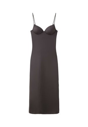 Stradivarius, SHAPEWEAR FITTED DRESS - Robe longue - dark brown