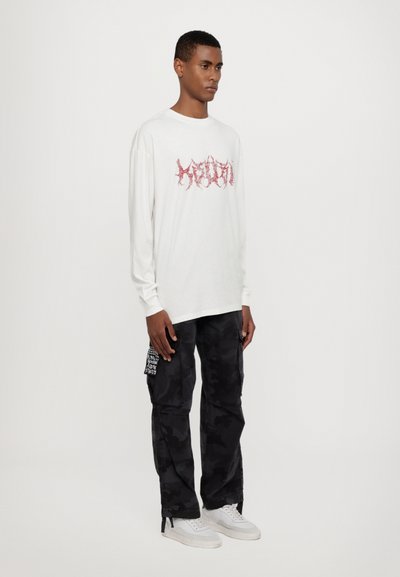 Ksubi SABBATH  BIGGIE TEE VINTAGE  - Topper langermet - white
