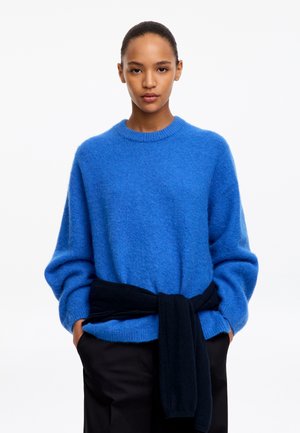 ARKET, ALPACA-WOOL BLEND JUMPER - Pullover - blue
