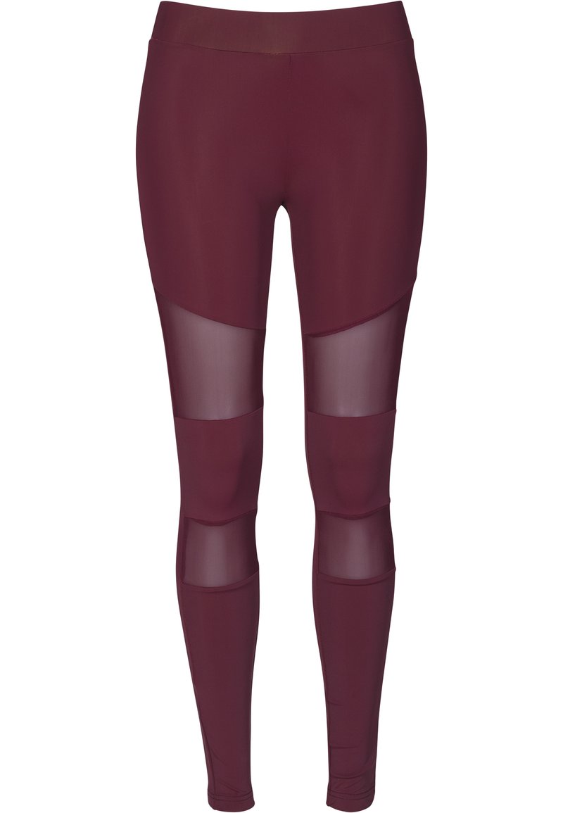 Urban Classics - TECH  - Legging - red, Vergroten