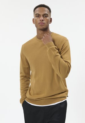 MARGRATE - Striktrøje - yellow brown
