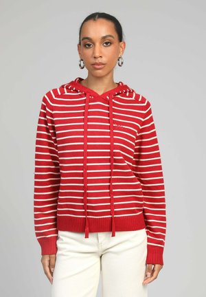 Sweat à capuche - rouge