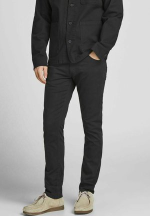JPSTGLENN JJORIGINAL AKM BLACK - Trousers - black