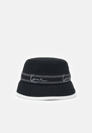 SIGNATURE TAPE BUCKET HAT UNISEX - Chapéu - black