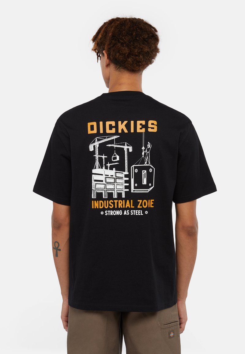 Dickies INDUSTRIAL ZONE  - Camiseta estampada - black