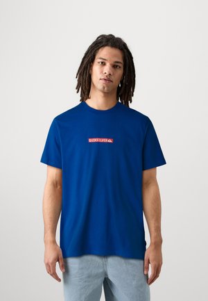 Quiksilver CLICKER LOGO DNA - Potiskana majica - monaco blue