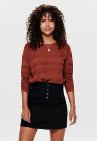 ONLY - ONLCAVIAR - Strickpullover - red Thumbnail-Bild 1