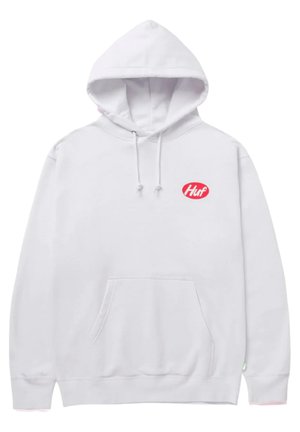 HUF CEREAL KILLER - Jersey con capucha - bianco