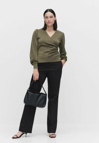 STOCKH LM Felice lurex - Långärmad tröja - olive green