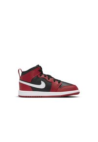 Jordan 1 MID UNISEX - Baskets montantes - black gym red white