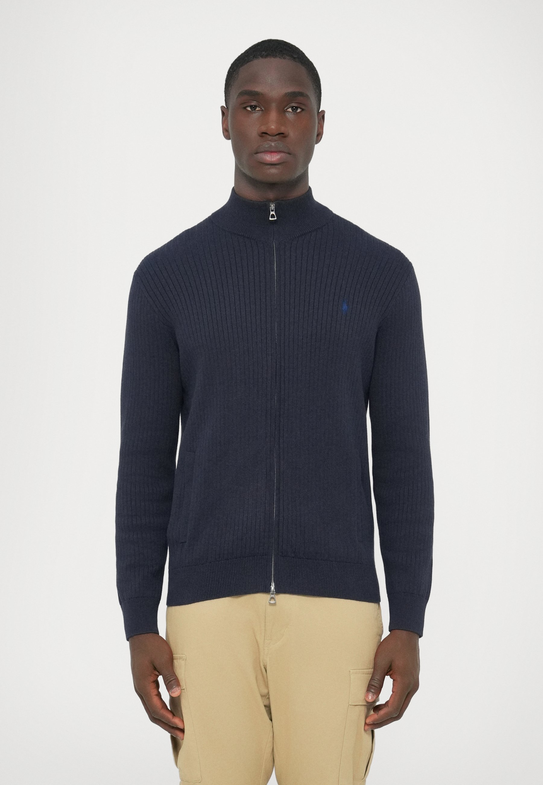 Polo Ralph Lauren SWEATER FULL ZIP - Cardigan - navy heather/dark