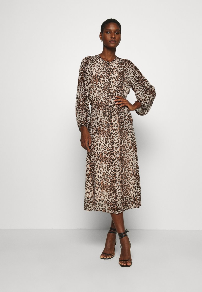 Inwear Shirt Dress Natural Brown Zalando Co Uk 