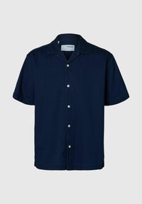 SLHRELAXRICK SHIRT - Pluus - dark blue denim
