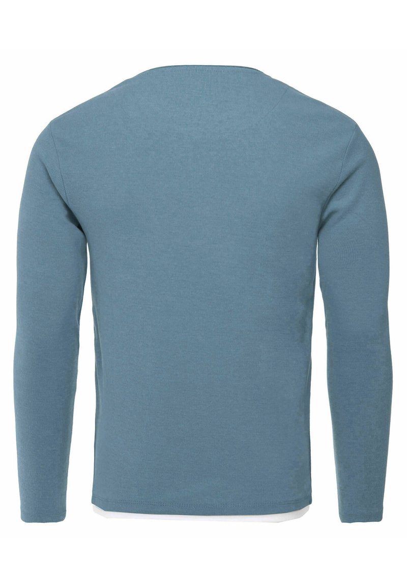 Herren Strickjacken | Key Largo SARASOTA ROUND Strickpullover blue (970)/blau - US25994 Herren Strickjacken | Key Largo SARASOTA ROUND Strickpullover blue (970)/blau - US25994