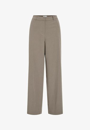 VILA, High waist - Püksid - taupe