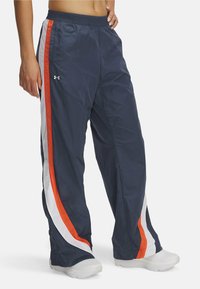 Under Armour - ICON CRINKLE TEAR-AWAY - Tracksuit bottoms - downpour gray Thumbnail Image 1