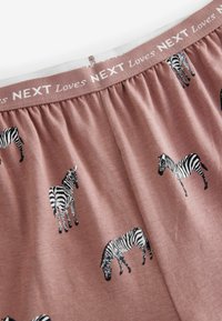 Next SET - Nattøj sæt - mauve purple zebra