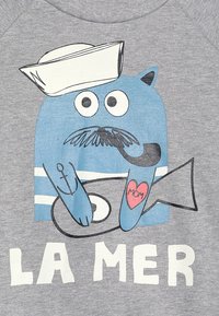 La Queue du Chat Sweatshirt - mottled grey