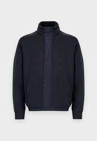 Felpa con zip - deep navy