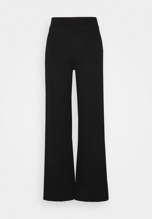 LAURA TROUSERS - Tygbyxor - black