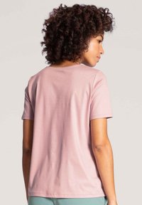 Calida KURZARM- V-NECK - Pyjama top - deauville mauve