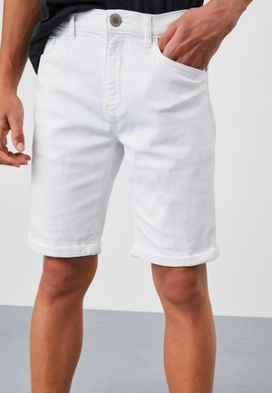 Jeansshort - white