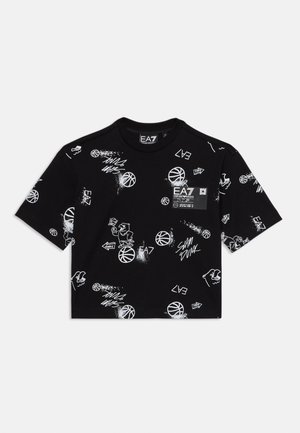 UNISEX - Print T-shirt - fancy black