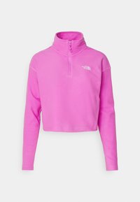 The North Face GLACIER CROPPED ¼ ZIP - Fleecegenser - violet crocus