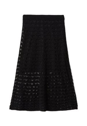 Stefanel, SKIRT. - Falda acampanada - gunmetal
