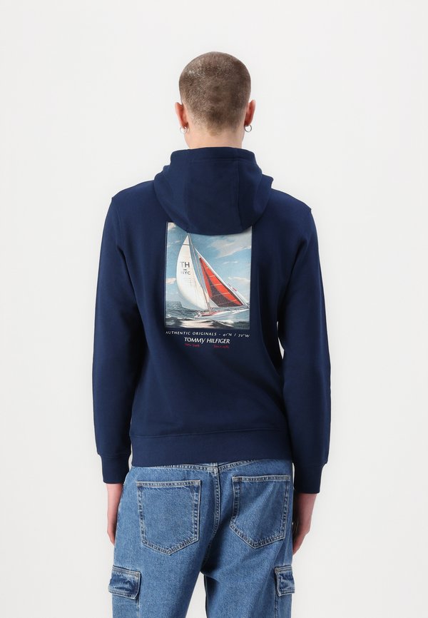 COLOR PHOTO HOODIE - Sweatshirt - night sky