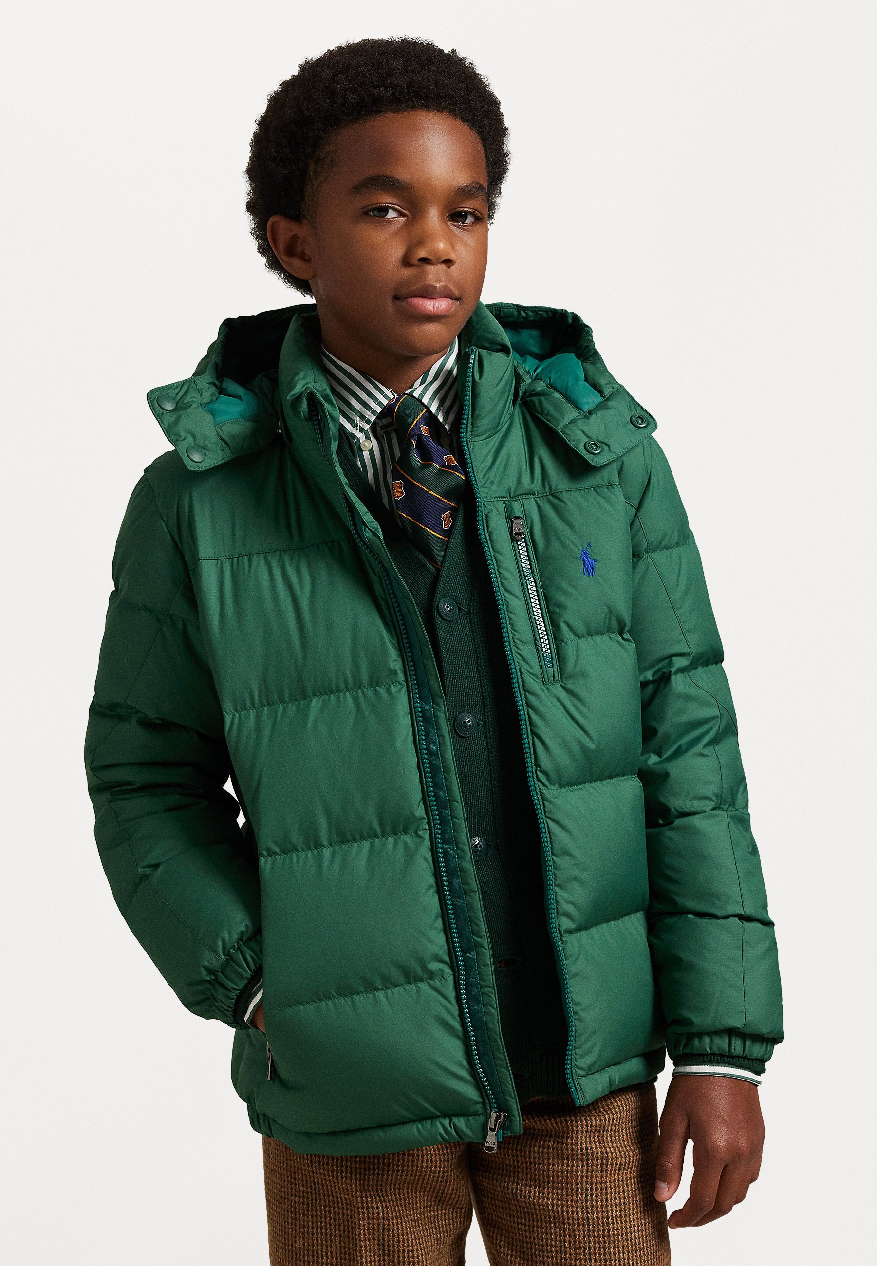 Polo Ralph Lauren RIPSTOP DOWN HOODED JACKET Daunenjacke kelly